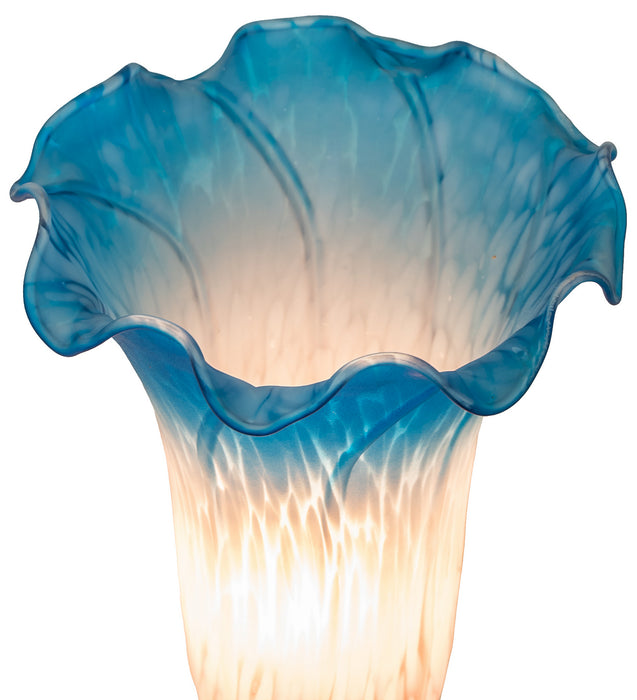 Meyda Tiffany 11098 One Light Mini Lamp, Antique Brass