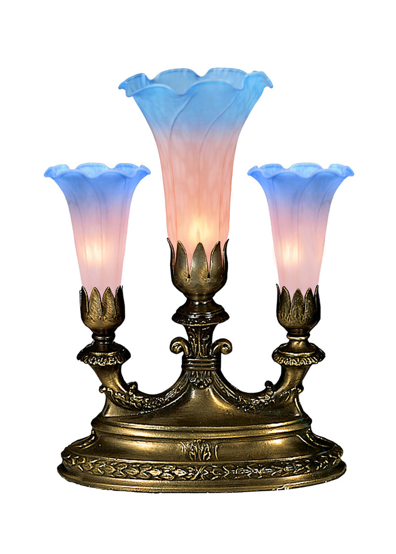 Meyda Tiffany 11825 Three Light Accent Lamp, Antique