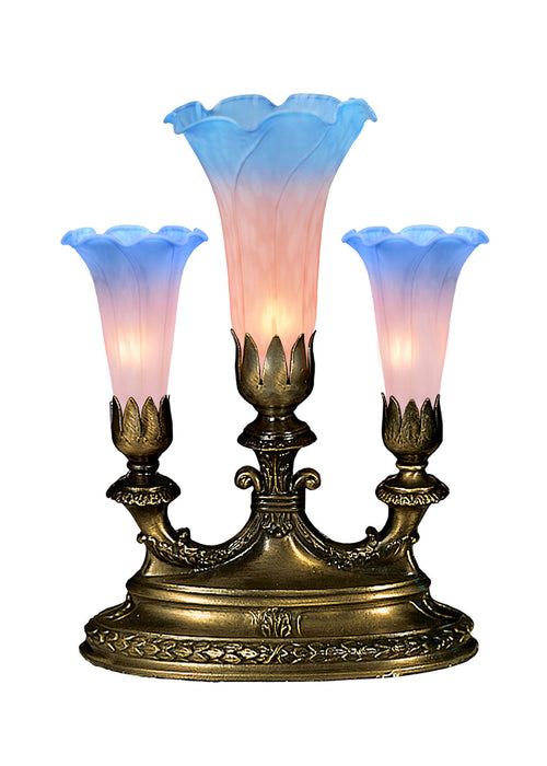 Meyda Tiffany 11825 Three Light Accent Lamp, Antique