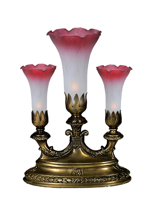 Meyda Tiffany 12050 Three Light Accent Lamp, Antique