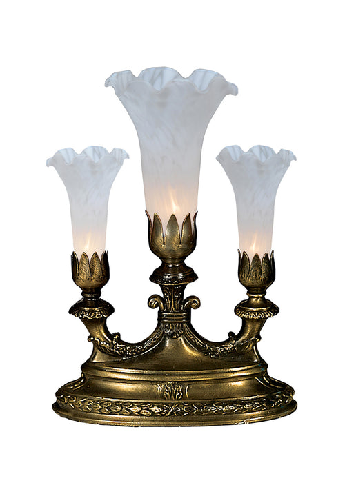 Meyda Tiffany 12433 Three Light Accent Lamp, Antique