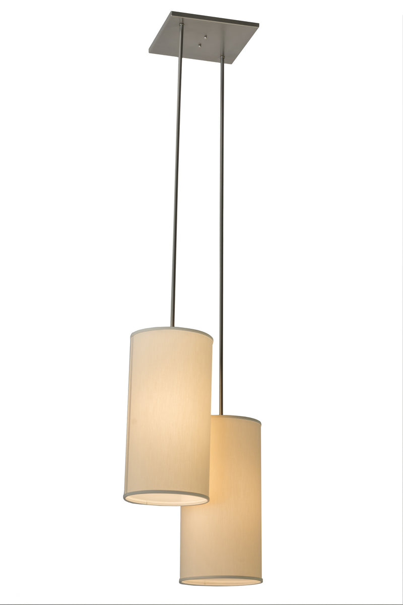 Meyda Tiffany 169107 Two Light Pendant, Nickel