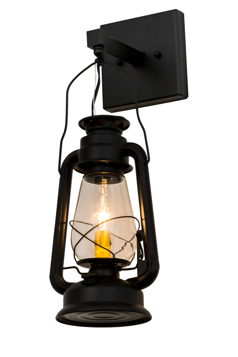 Meyda Tiffany 169312 One Light Wall Sconce, Textured Black