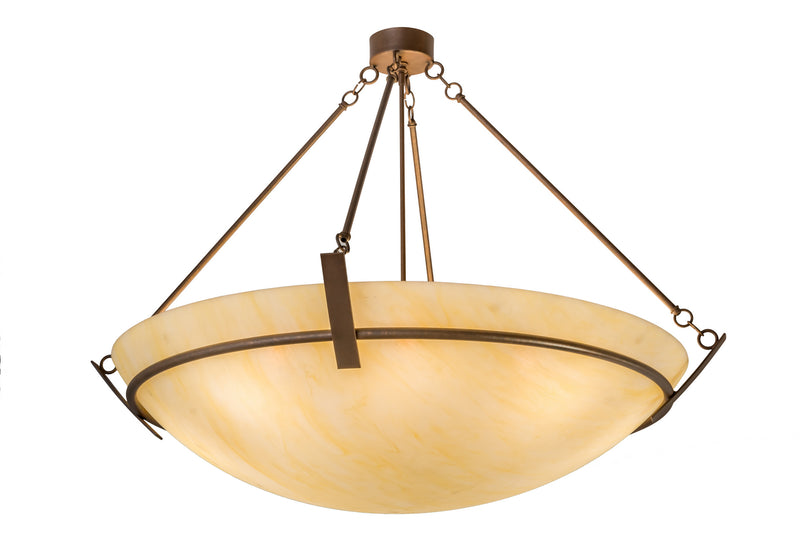 Meyda Tiffany 169834 Eight Light Pendant, Antique Rust