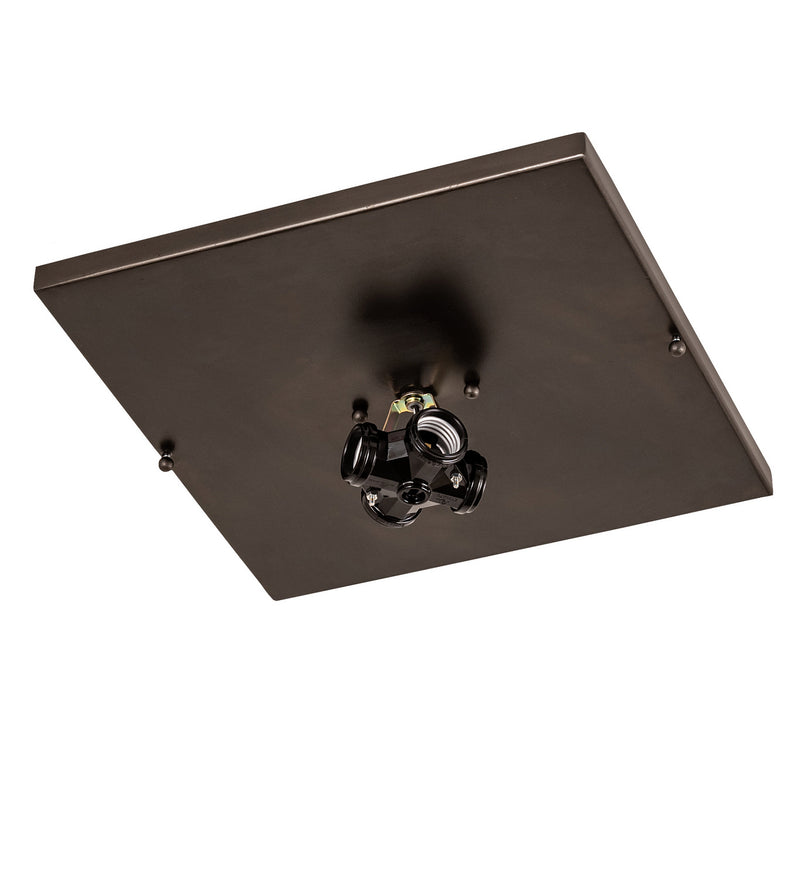 Meyda Tiffany 171754 Four Light Flushmount, Oil Rubbed Bronze
