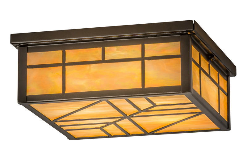 Meyda Tiffany 171754 Four Light Flushmount, Oil Rubbed Bronze