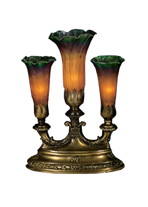 Meyda Tiffany 17622 Three Light Accent Lamp, Antique