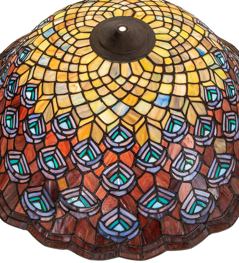 Meyda Tiffany 23950 Shade, Green/Blue Pbag Purple/Blue Lt Blue Aqua/Green