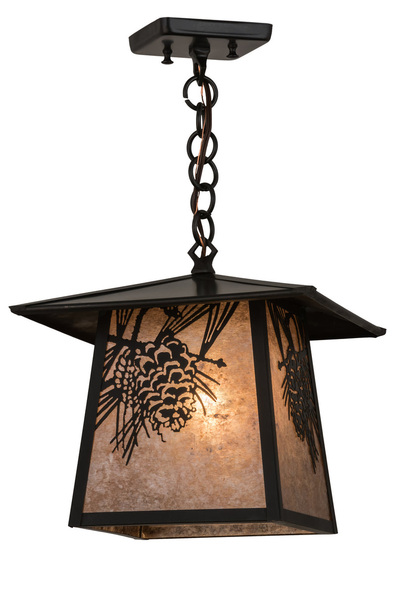 Meyda Tiffany 45746 One Light Pendant, Craftsman Brown