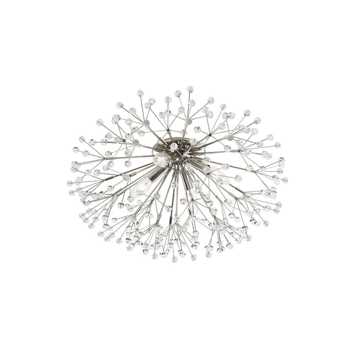 Hudson Valley 6000-PN Four Light Semi Flush Mount, Polished Nickel