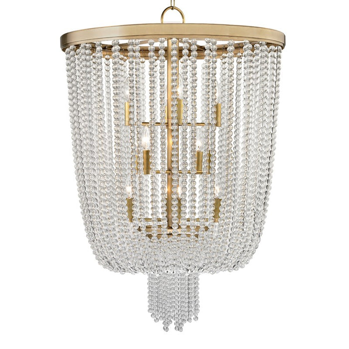 Hudson Valley 9026-AGB 12 Light Chandelier, Aged Brass