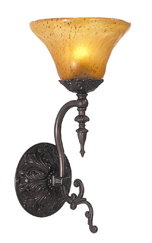Framburg 1111 MB One Light Wall Sconce, Mahogany Bronze