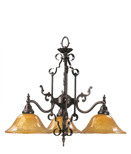 Framburg 1113 MB Three Light Wall Sconce, Mahogany Bronze