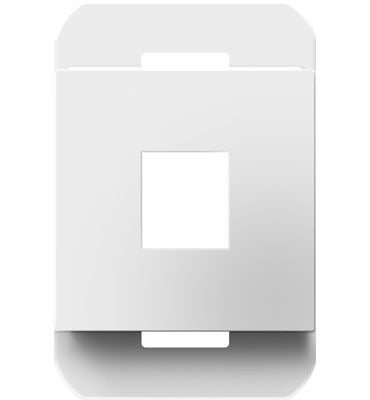 Legrand AC1PFW1 1-Port Frame, White