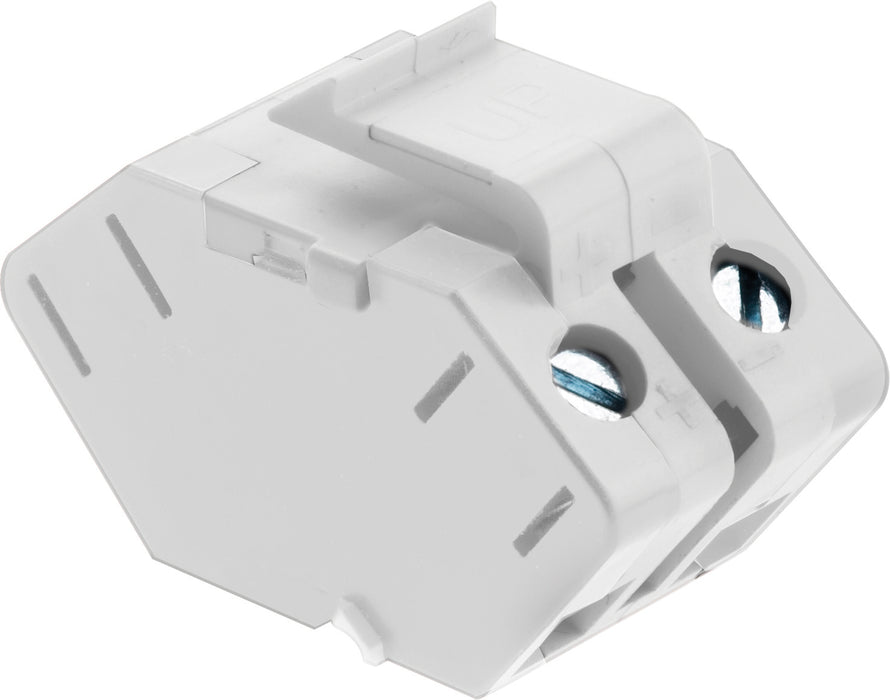 Legrand ACSSIW1 Single Keystone Speaker Connector, White
