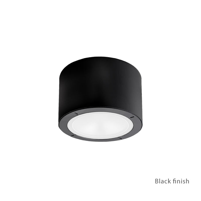 Modern Forms FM-W9100-BK LED Outdoor Flush Mount, Black
