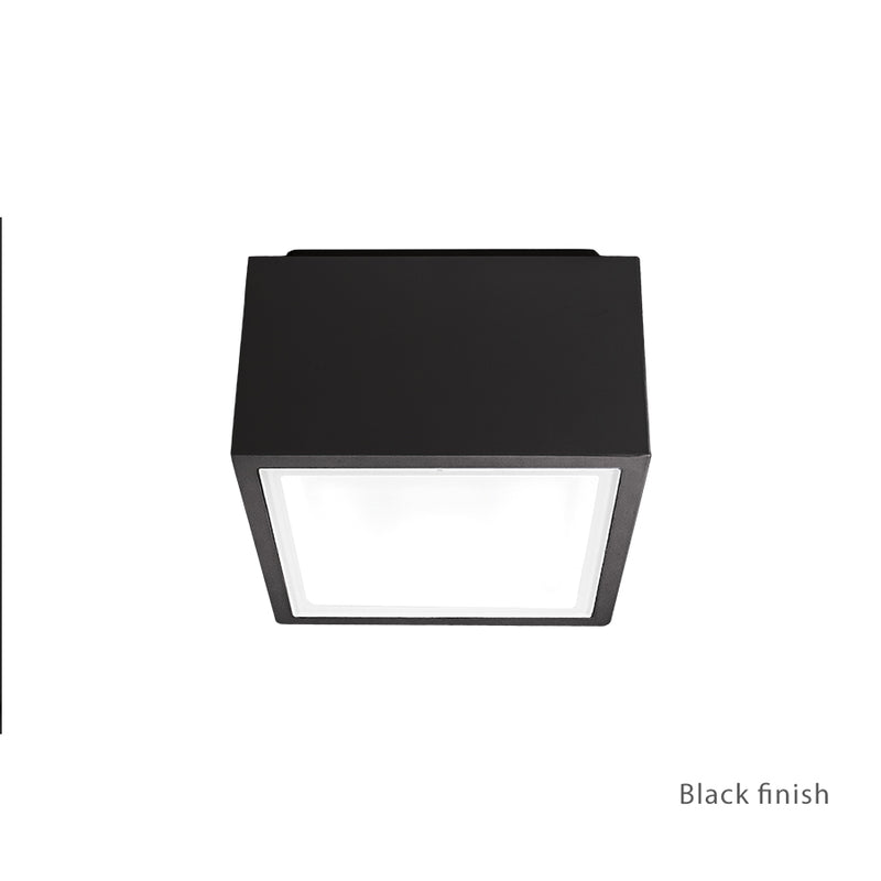 Modern Forms FM-W9200-BK LED Outdoor Flush Mount, Black
