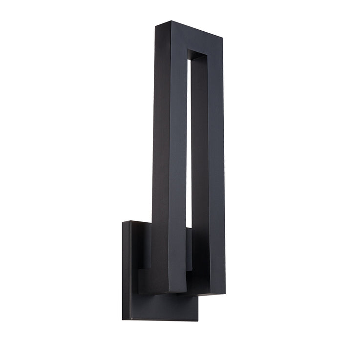Modern Forms WS-W1724-BK LED Outdoor Wall Sconce, Black