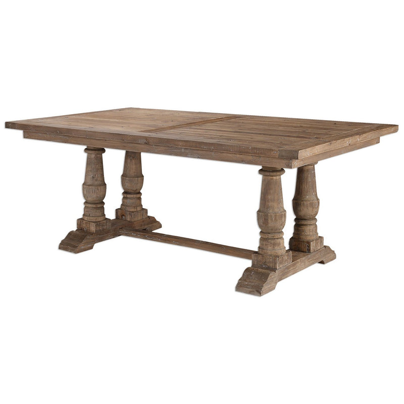 Uttermost 24557 Dining Table, Gray