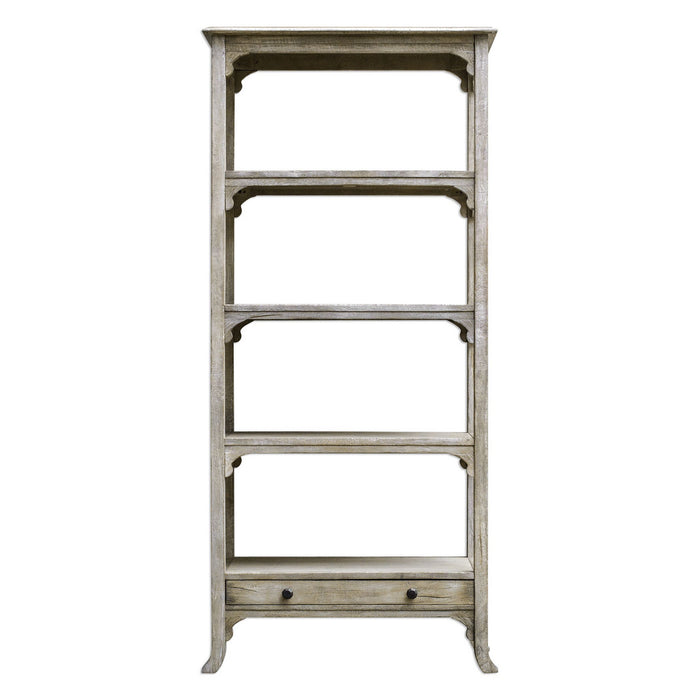 Uttermost 25661 Etagere, Aged White