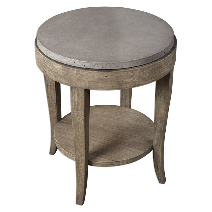 Uttermost 25909 Accent Table, Brown Glazed Natural