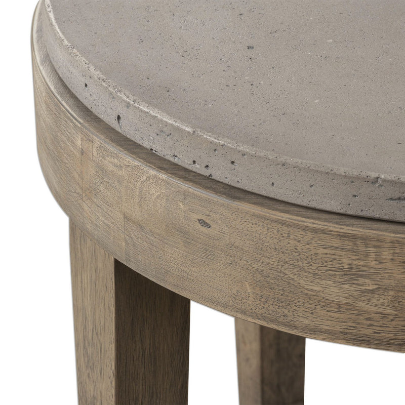 Uttermost 25909 Accent Table, Brown Glazed Natural