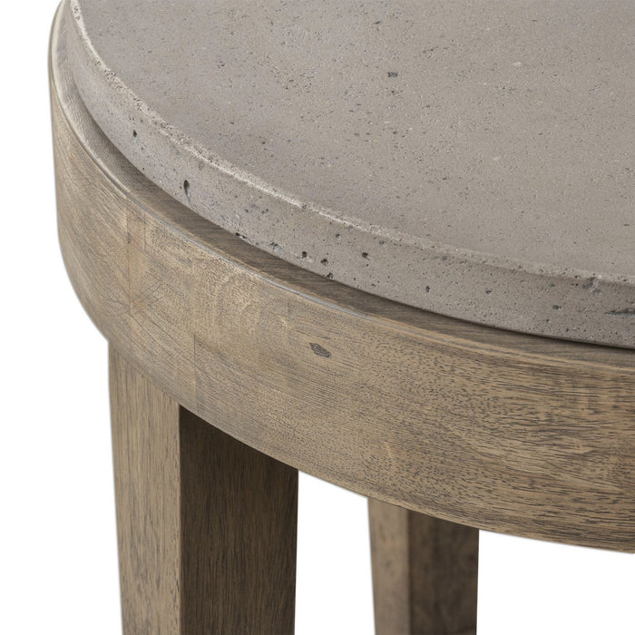 Uttermost 25909 Accent Table, Brown Glazed Natural