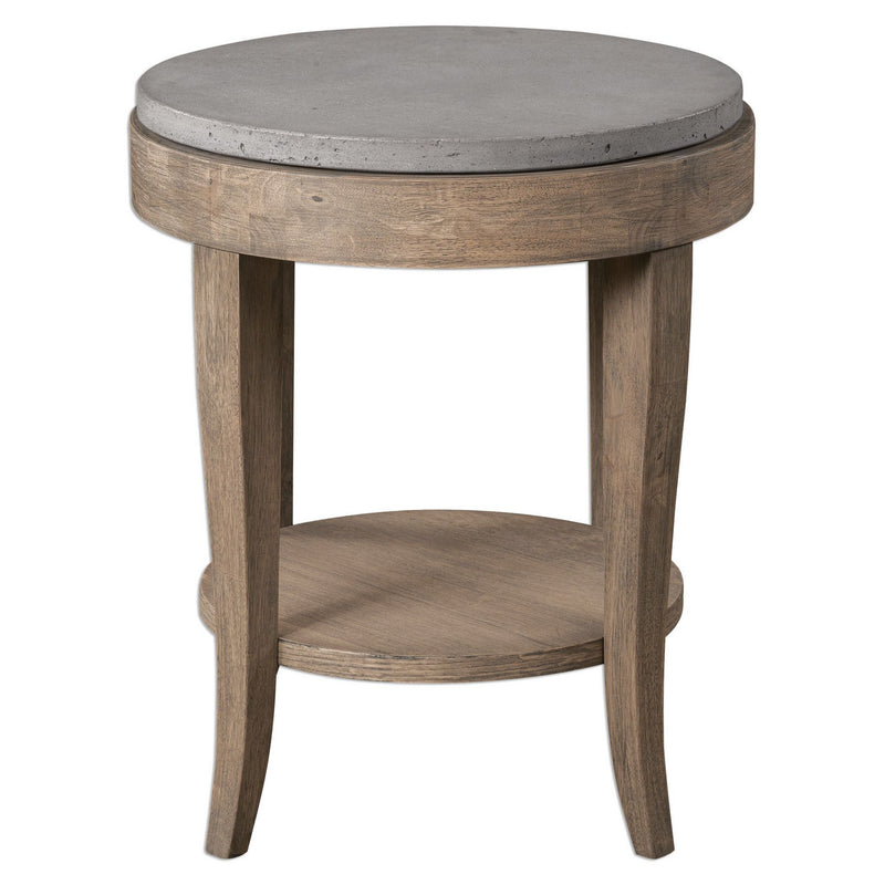 Uttermost 25909 Accent Table, Brown Glazed Natural