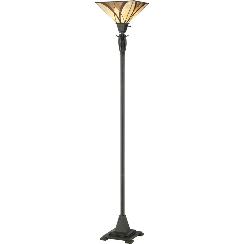 Quoizel TFAS9470VA One Light Torchiere, Valiant Bronze