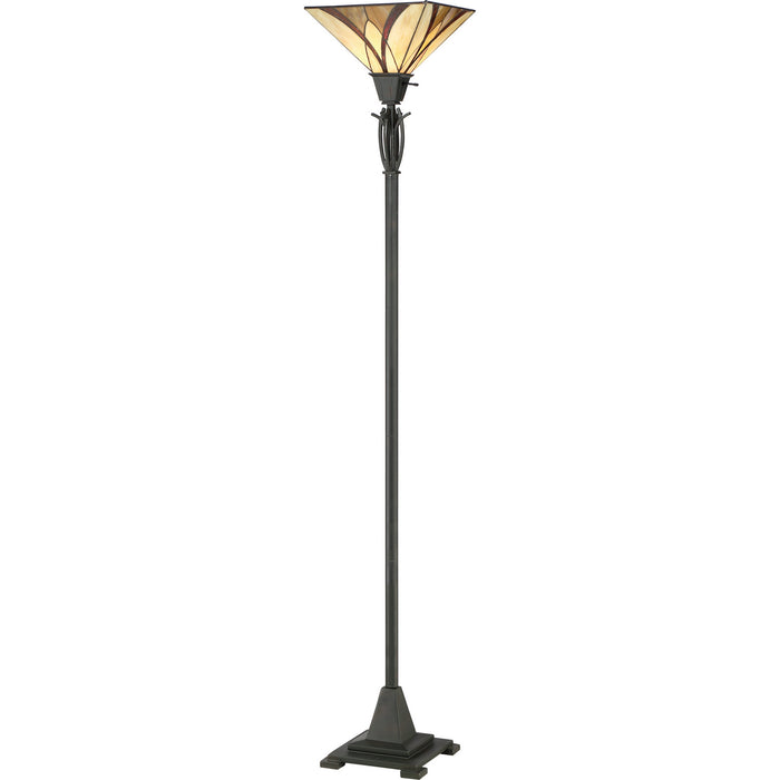 Quoizel TFAS9470VA One Light Torchiere, Valiant Bronze