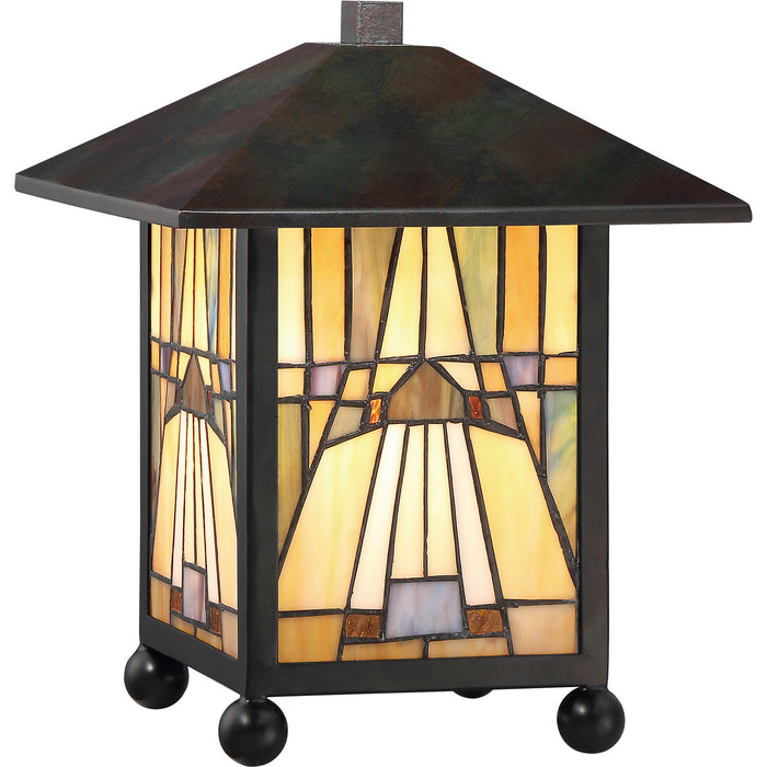Quoizel TFIK6111VA One Light Table Lamp, Valiant Bronze
