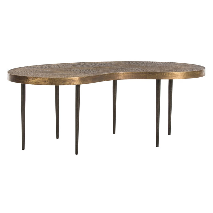 Arteriors 2117 Cocktail Table, Antique Brass