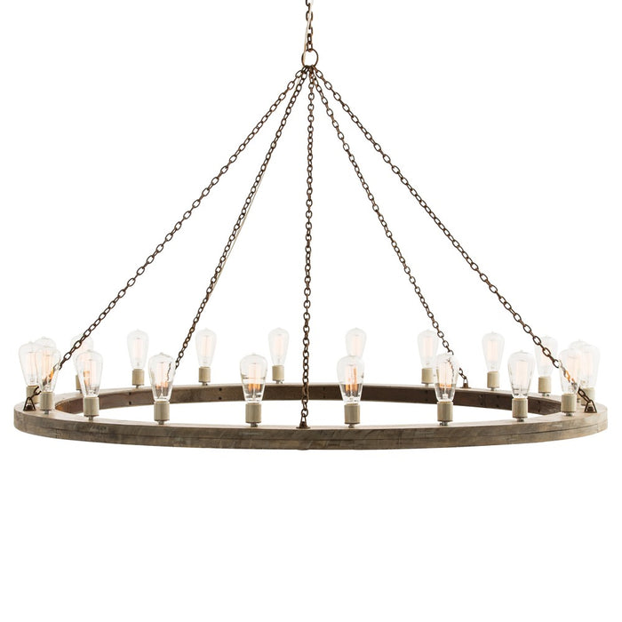 Arteriors 84175 20 Light Chandelier, Gray