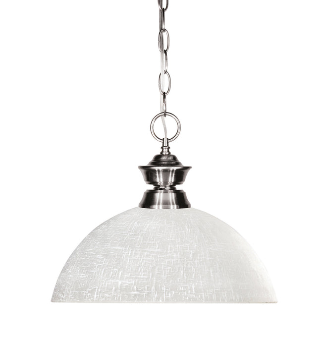 Z-Lite 100701BN-DWL14 One Light Pendant, Brushed Nickel