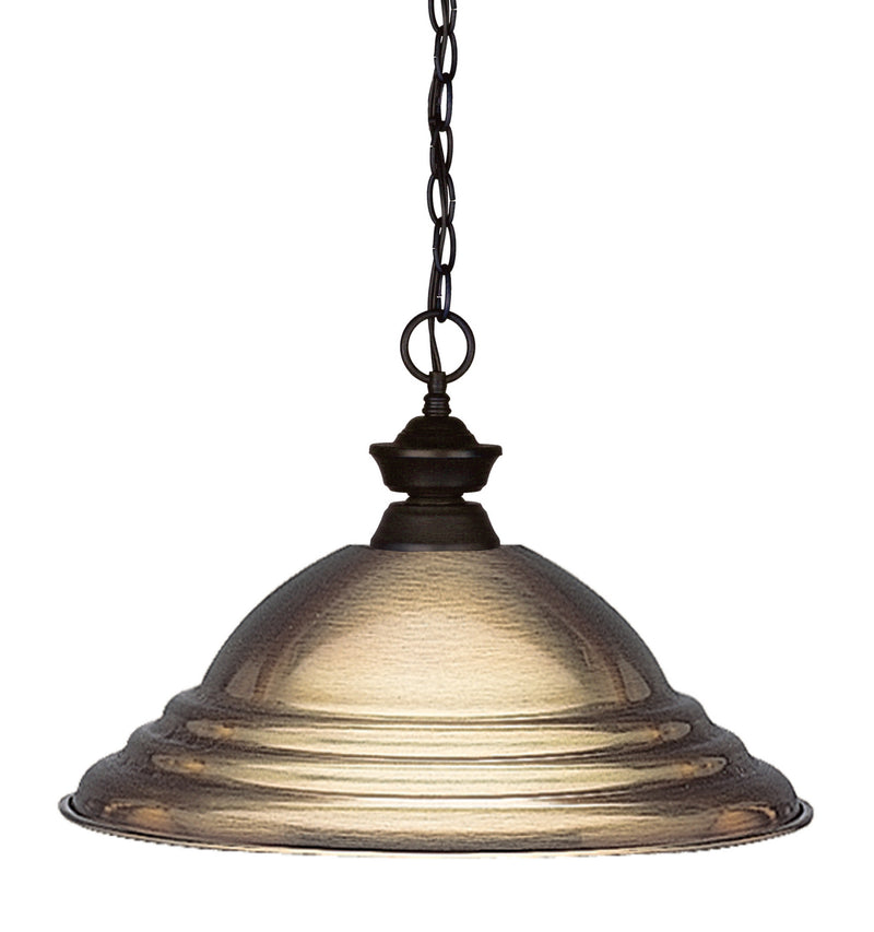 Z-Lite 100701BRZ-SAB One Light Pendant, Bronze