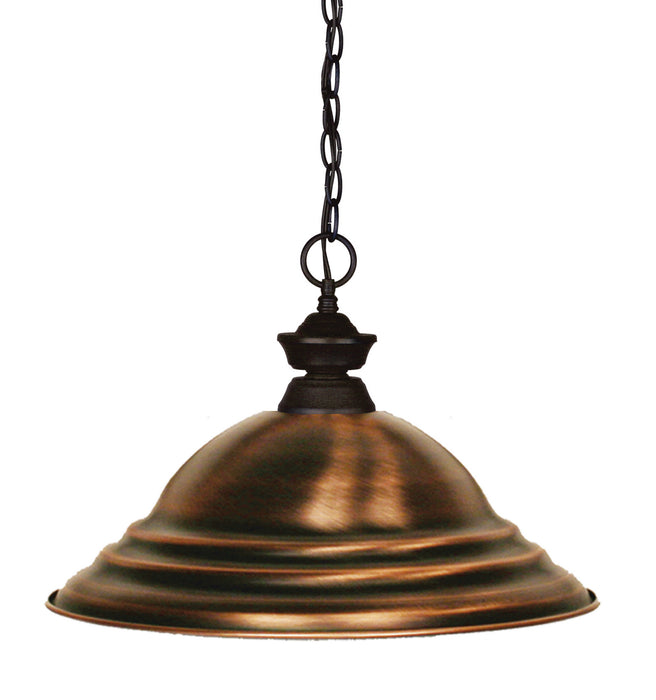 Z-Lite 100701BRZ-SAC One Light Pendant, Bronze