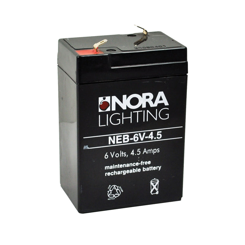 Nora Lighting NEB-6V-4.5 Battery 6 Volt 4.5 Amp/Hour