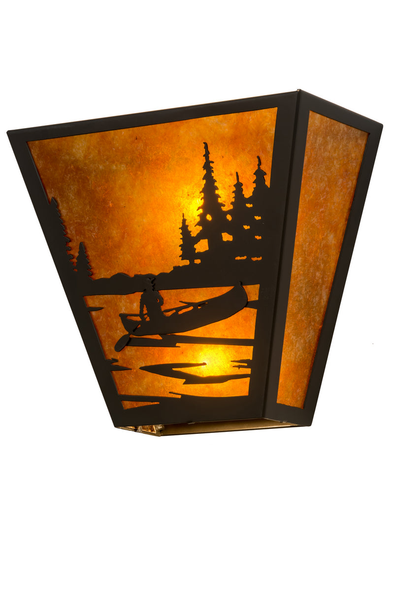 Meyda Tiffany 109571 Two Light Wall Sconce, Timeless Bronze