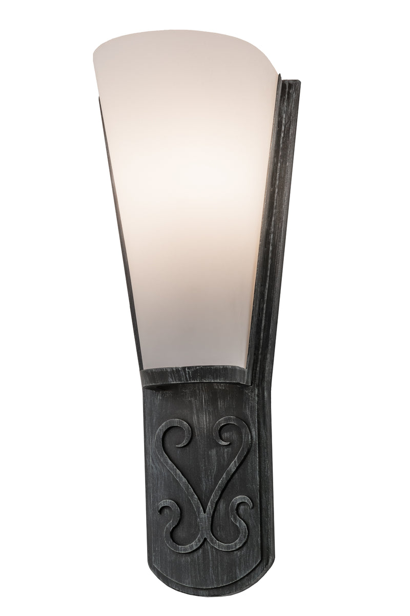 Meyda Tiffany 116405 One Light Wall Sconce, Antique Iron Gate