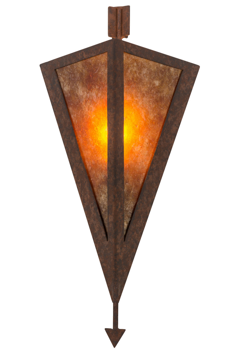 Meyda Tiffany 116843 One Light Wall Sconce, Rusty Nail