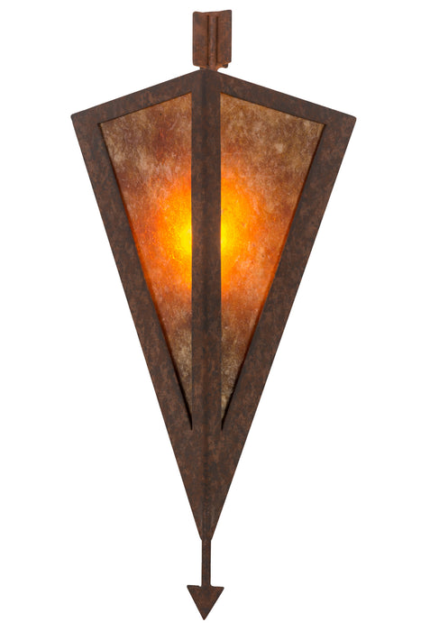 Meyda Tiffany 116843 One Light Wall Sconce, Rusty Nail