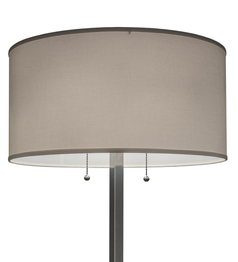 Meyda Tiffany 157571 Two Light Table Lamp, Extreme Chrome