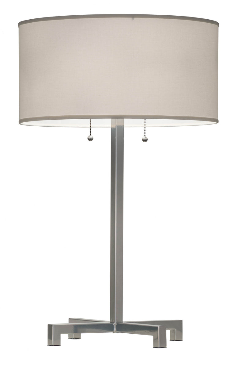 Meyda Tiffany 157571 Two Light Table Lamp, Extreme Chrome