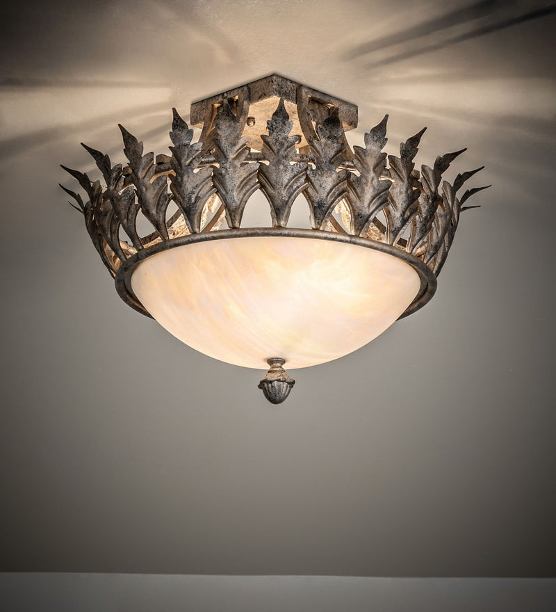 Meyda Tiffany 161995 Two Light Flushmount, Corinth