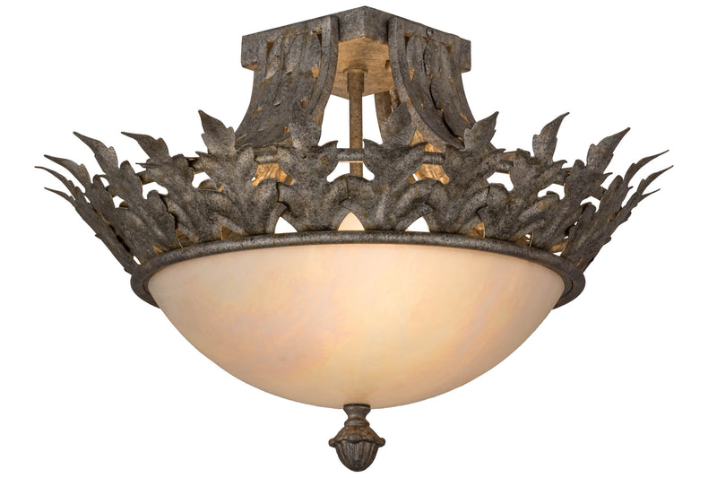 Meyda Tiffany 161995 Two Light Flushmount, Corinth