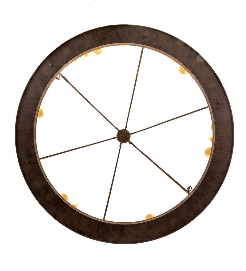Meyda Tiffany 165065 24 Light Chandelier, Classic Rust