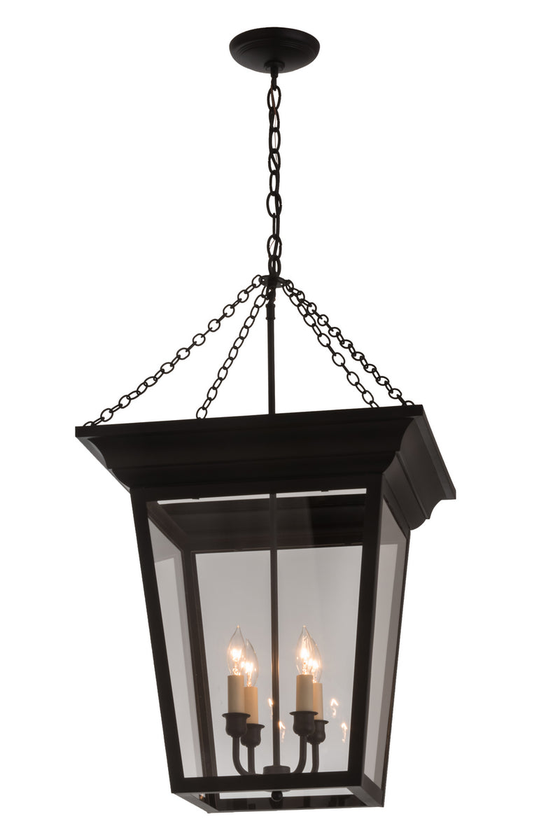 Meyda Tiffany 165713 Four Light Pendant, Black