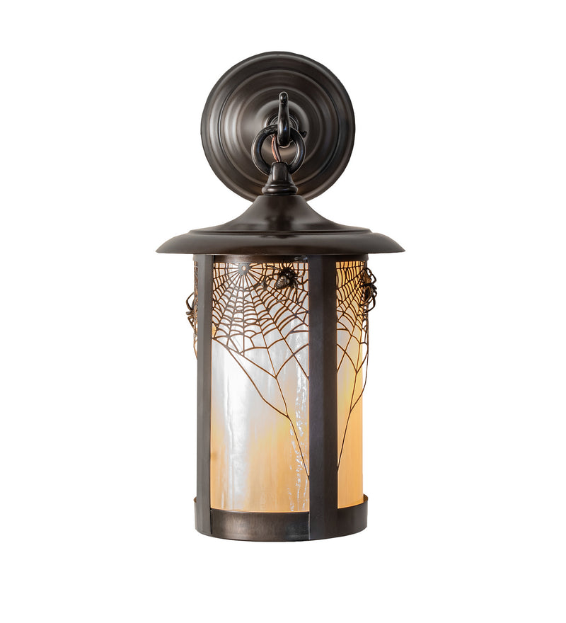 Meyda Tiffany 166026 One Light Wall Sconce, Craftsman Brown
