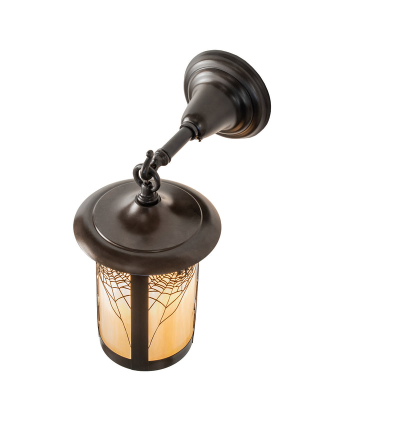 Meyda Tiffany 166026 One Light Wall Sconce, Craftsman Brown