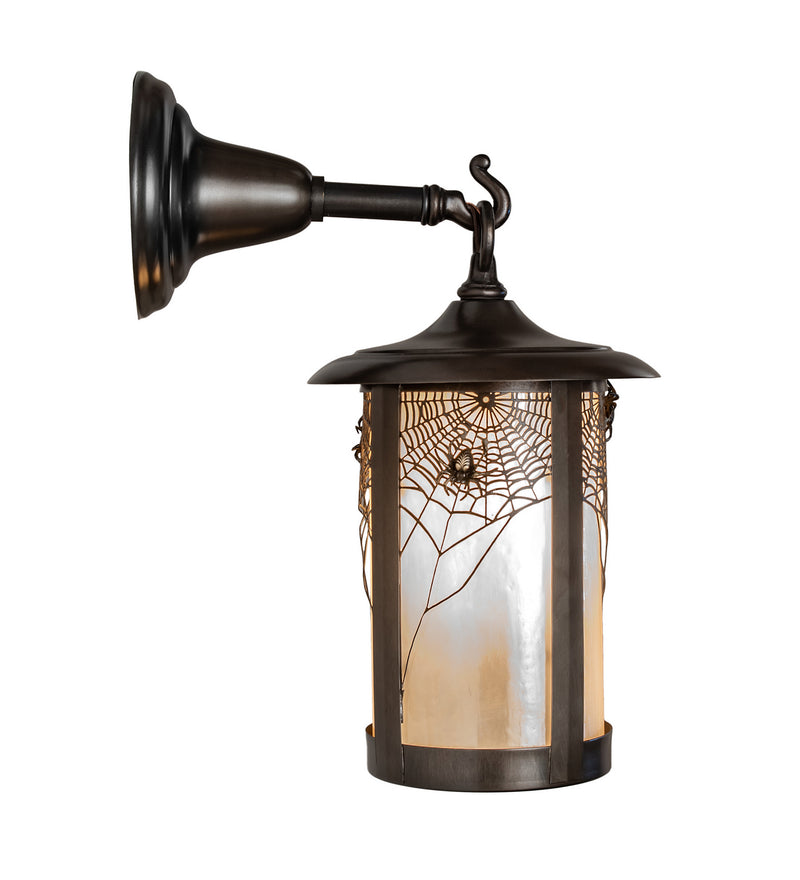 Meyda Tiffany 166026 One Light Wall Sconce, Craftsman Brown